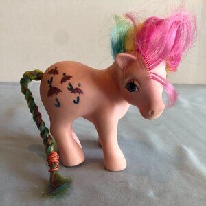 VINTAGE My Little Pony G1 Parasol Rainbow Pony 1983 Figure Toy Umbrella #F74